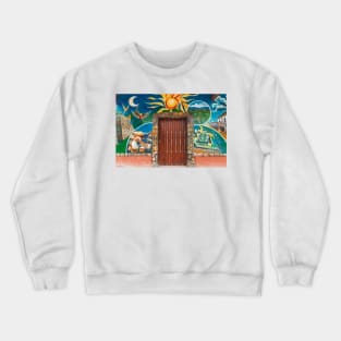 The Painted Doors And Windows Of Las Flores - 1 © Crewneck Sweatshirt